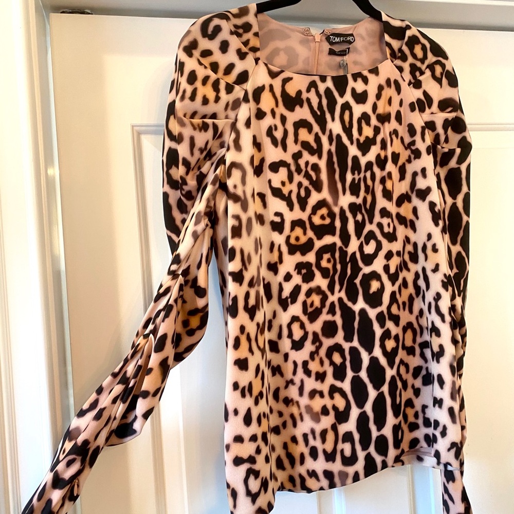 Tom Ford Animal Print Blouse